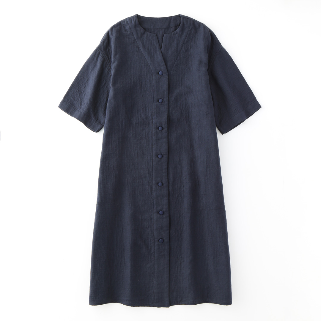 SALE】＜訳あり＞マシュマロガーゼ半袖前あきワンピース（WK_RTS21503）-UCHINO-women（ウィメンズ）-UCHINO Online  Shop