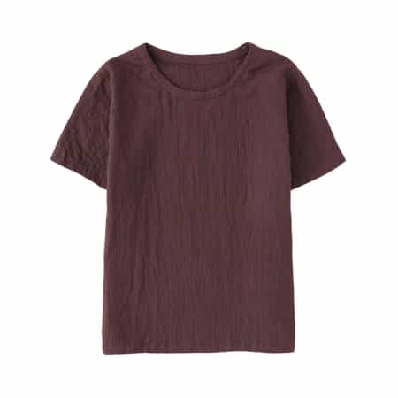 クレープガーゼメンズVネックTシャツ（RTS10412）-UCHINO-men