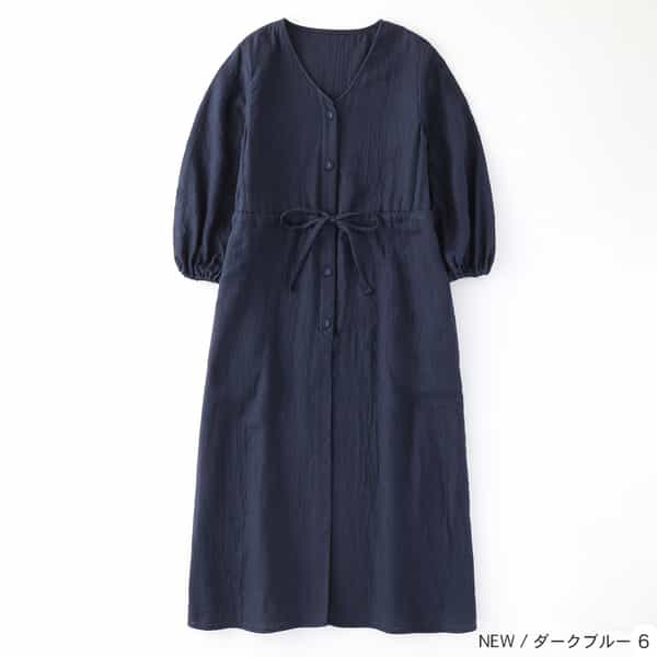 SALE】＜訳あり＞ マシュマロガーゼ レディスボタン開きワンピースＯＡ（WK_RWF23589）-UCHINO-women（ウィメンズ）-UCHINO  Online Shop