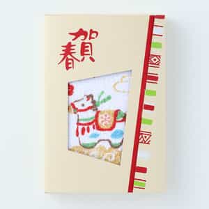 お年賀タオル 祥雲馬子 浴用タオル