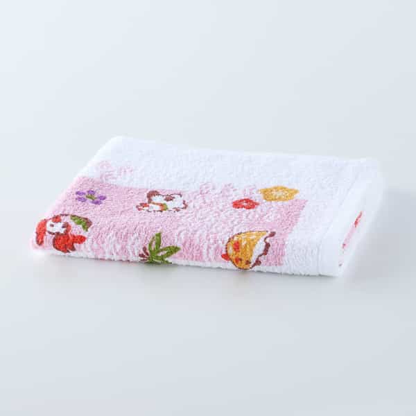 お年賀タオル 万福うま 浴用タオル