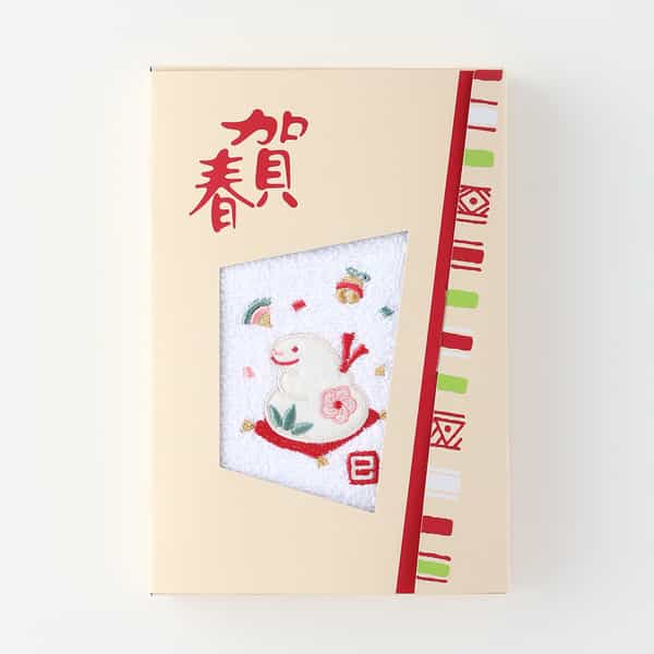 お年賀タオル 巳年 浴用タオル