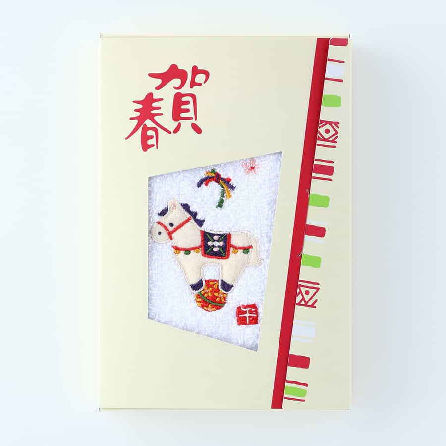 お年賀タオル 午年 浴用タオル